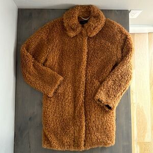 J.crew teddy bear coat